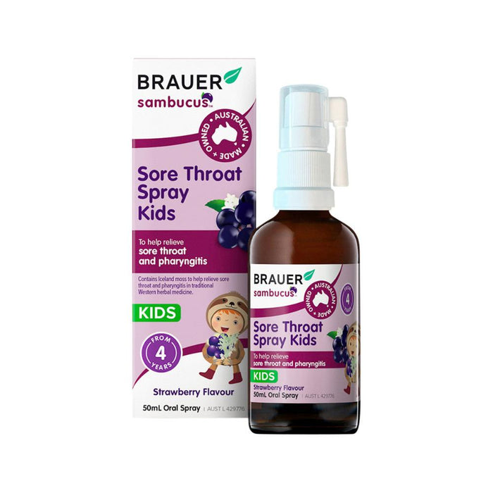 Brauer Sore Throat spray Kids 50ml