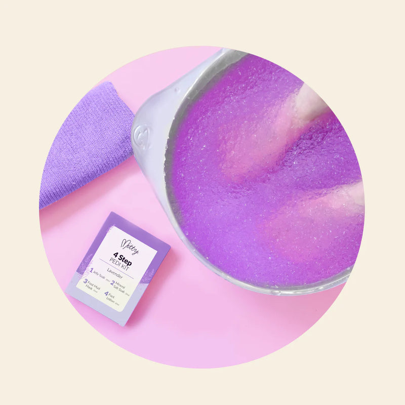 Mitty 4 Step Pedi Kit - Lavender