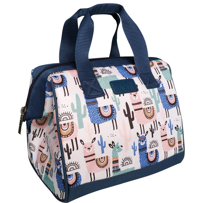 SACHI Insulated Lunch Tote Llamas