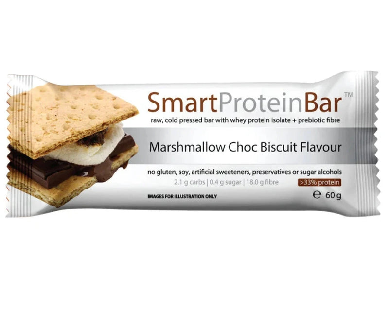 Smart Protein Bar Marshmallow Choc Biscuit Flavour 60g