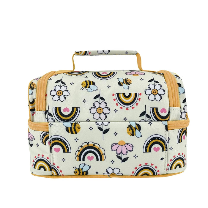 Sachi Double Decker Lunch Bag (Busy Bees)