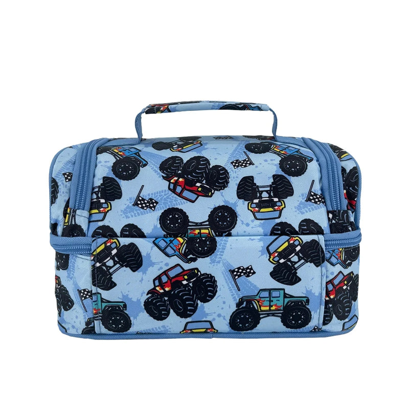 Sachi Double Decker Lunch Bag (Monster Trucks)