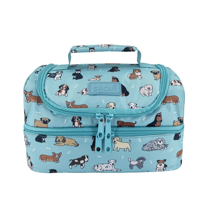 Sachi Double Decker Lunch Bag (Puppy Dogs)