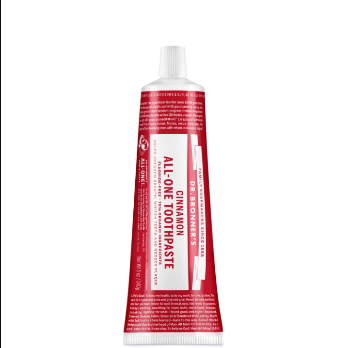 Dr Bronner's Toothpaste Cinnamon 140g