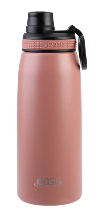 Oasis 780ml Stainless Steel Drink Bottle – Insulated Screw Cap | Auburn