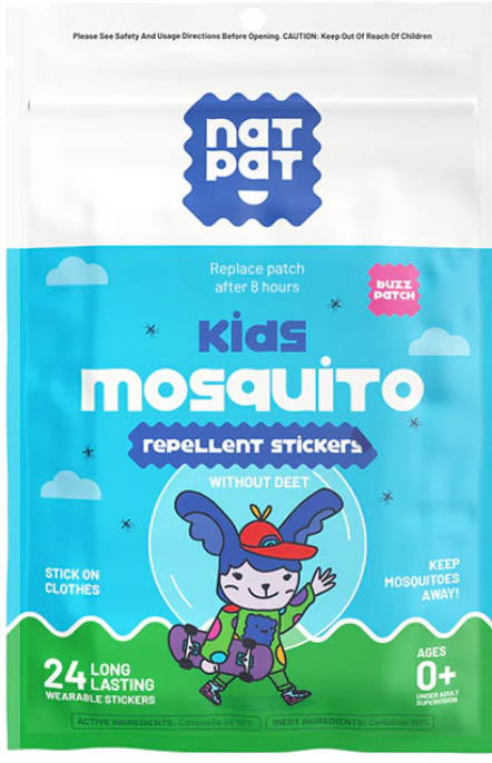 The Natural patch Co. Buzz Patch Org Mosquito Repellent Stickers 24 pack