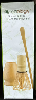 Teaology Bamboo Matcha Tea Whisk Set – Complete Matcha Tea Making Kit for Authentic Japanese Tea Preparation