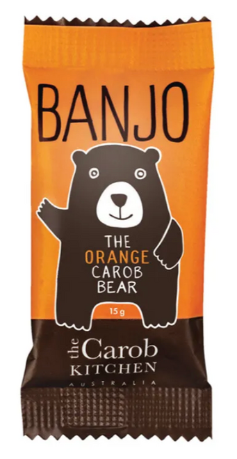 The Carob Kitchen Orange Carob Bear 15g