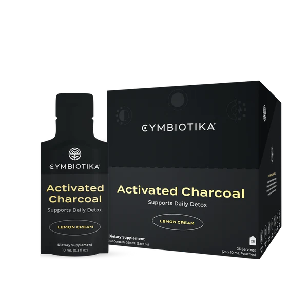 CYMBIOTIKA Activated Charcoal Lemon Cream 26 Servings