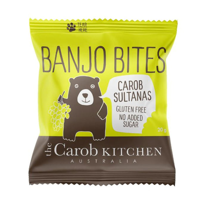 THE CAROB KITCHEN Sultana Bites Banjo 20G