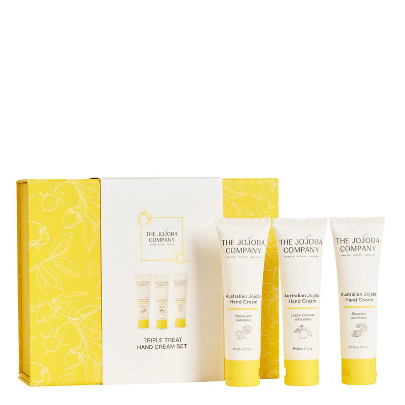 The Jojoba Co Triple Treat Hand Cream Set