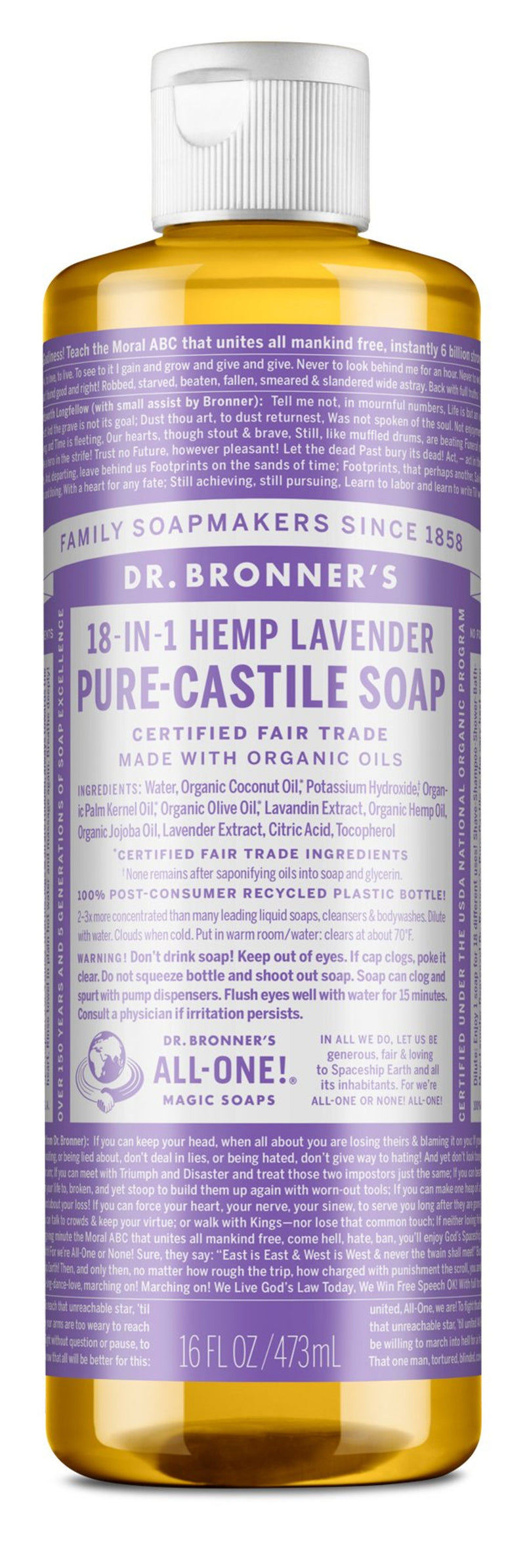 Dr Br Cas soap Lavender 473ml