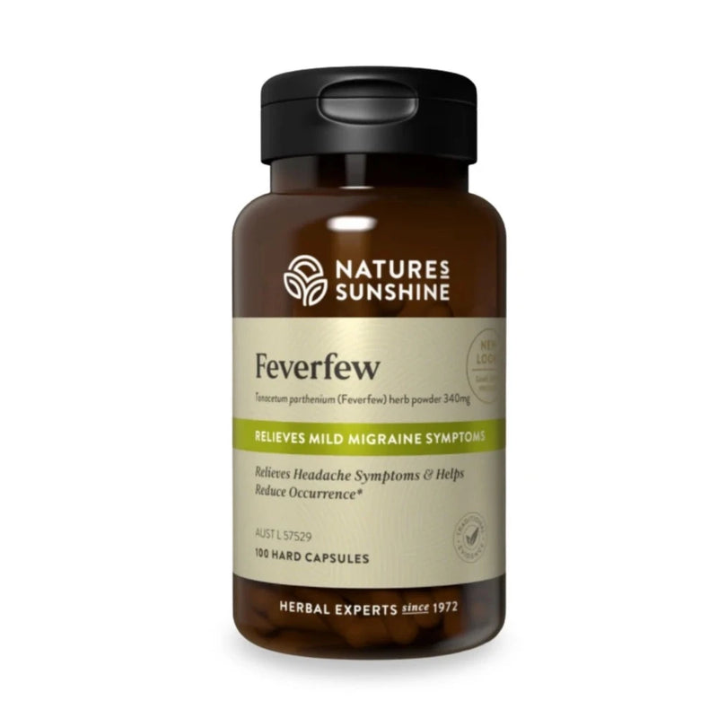 NATURES SUNSHINE Feverfew 100 Hard Capsules
