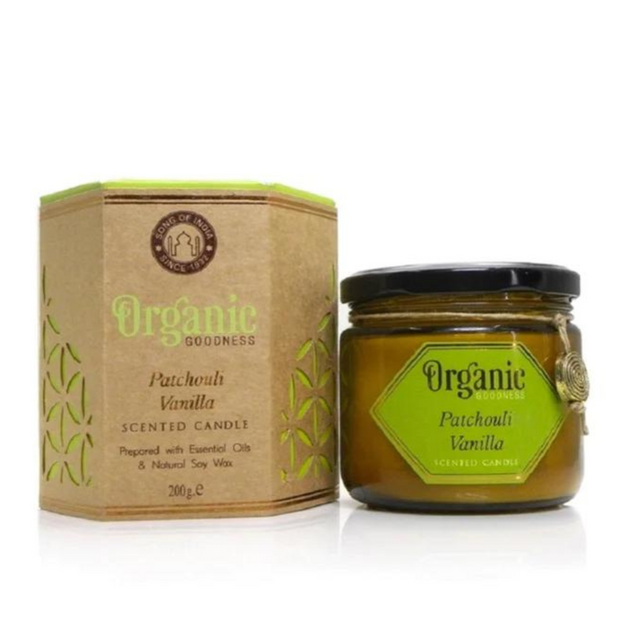 ORGANIC GOODNESS Wax Candle Patchouli Vanilla