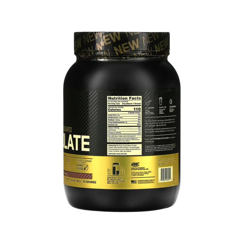 OPTIMUM NUTRITION ON Gold Standard Isolate Chocolate Bliss