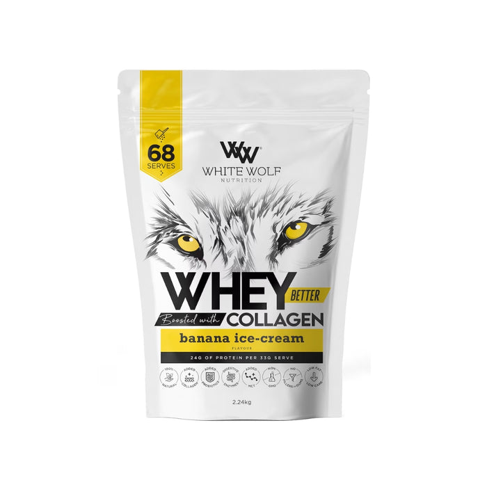 White Wolf Nutrition Whey Better Protein Banana Ice-Cream 2.24kg