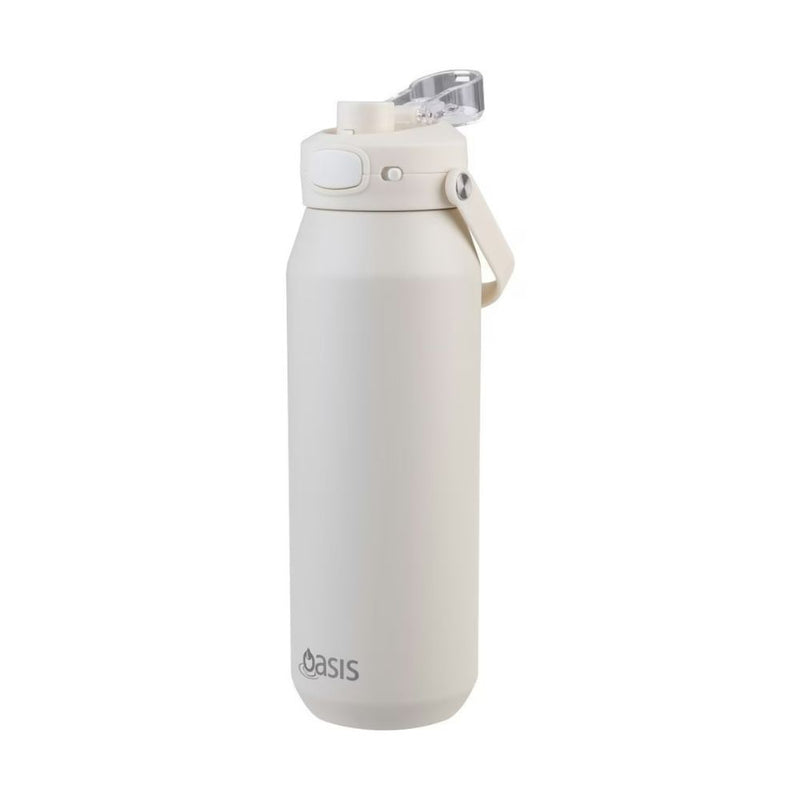 Oasis Ceramic Capri Drink Bottle 1L Alabaster