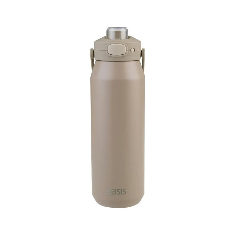Oasis Ceramic Capri Drink Bottle 750ml Latte