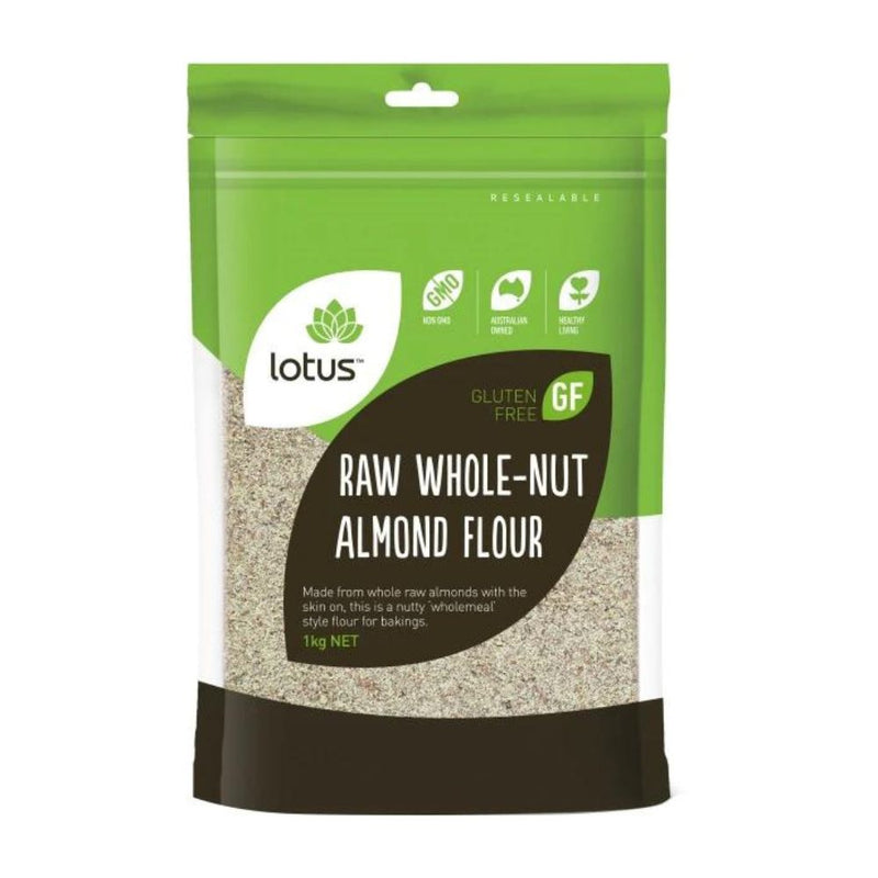 LOTUS Raw Whole Almond Flour 1Kg