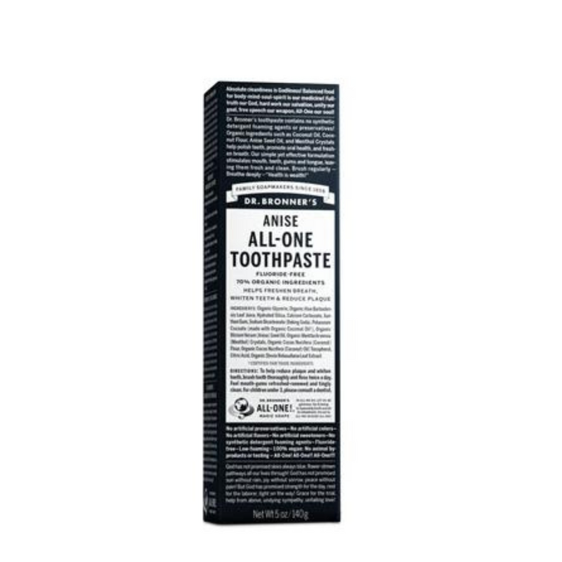 Dr Bronner's Toothpaste Anise 140g