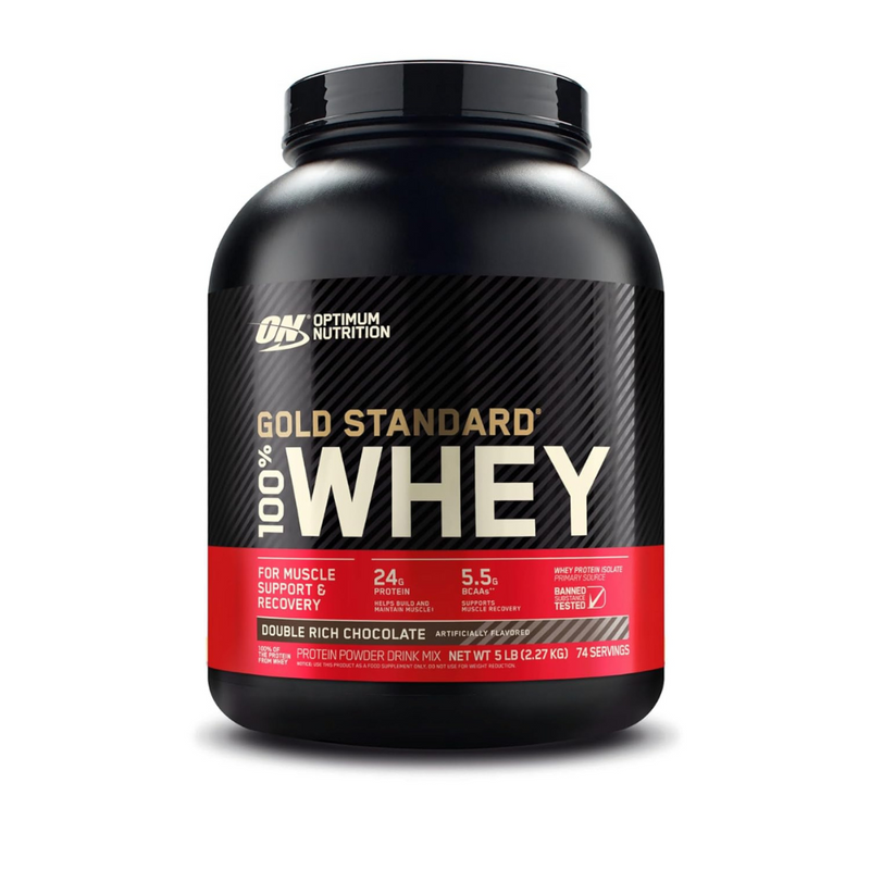 OPTIMUM NUTRITION 100percent Whey Gold 5lb EM Choc