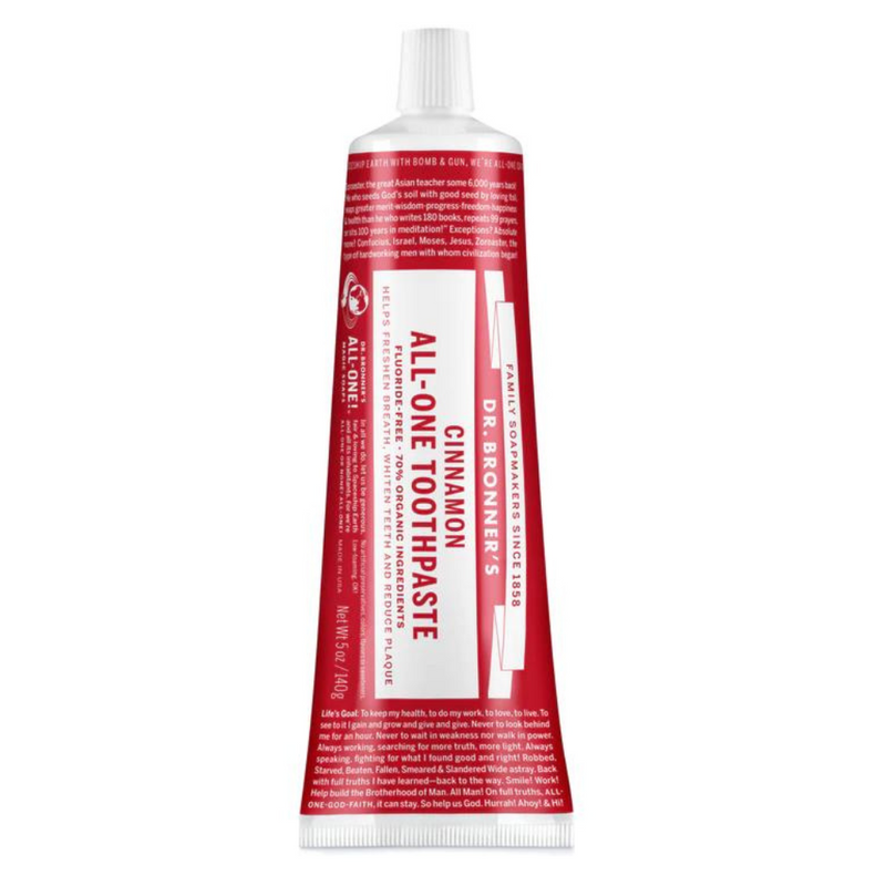 Dr Bronner's Toothpaste Cinnamon 140g