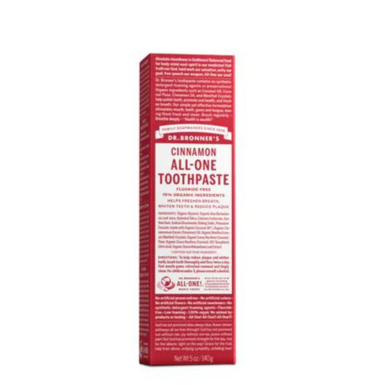 Dr Bronner's Toothpaste Cinnamon 140g