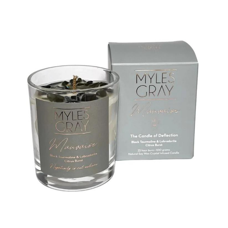 MYLES GRAY Crystal Soy Candle Cirtus Burst