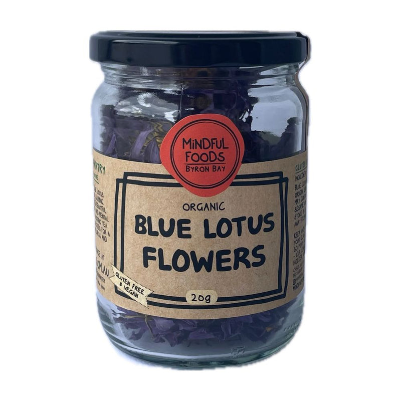 Mindful Foods  Organic Blue Lotus Flowers MED 20g