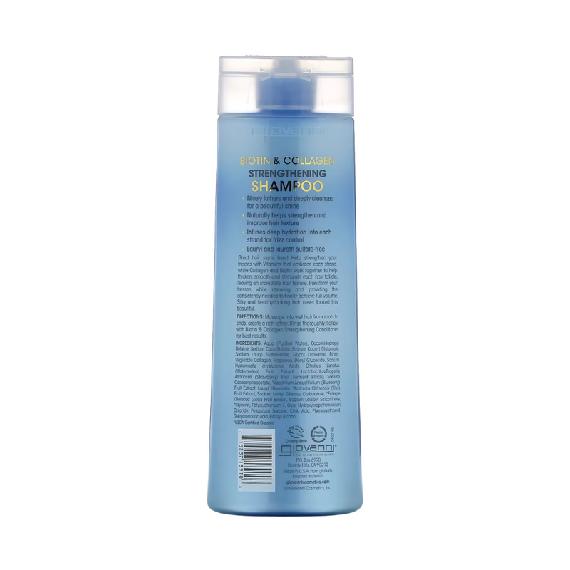Giovanni Biotin & Collagen Strengthening Shampoo 399ml