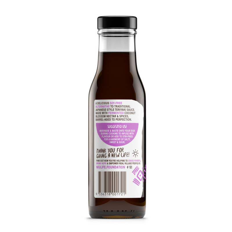 NIULIFE Organic Coconut Thick Sauce Teriyaki Style 250mL