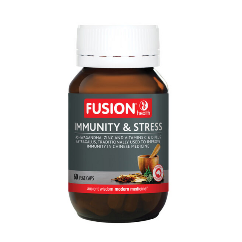 FUSION HEALTH Immunity and Stress 60cap