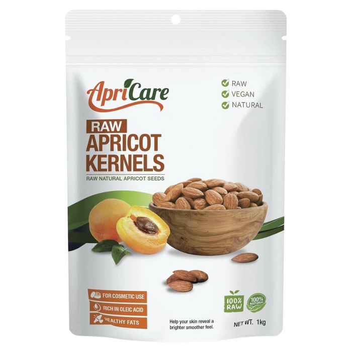 APRICARE Apricot Kernels Raw 1kg