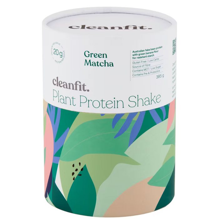 CLEANFIT Plant Prot Shake Grn Matcha 385g