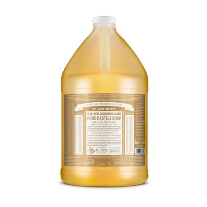 Dr. Bronner's Pure-Castile Soap 18-in-1 Hemp Sandalwood Jasmine 3.8L