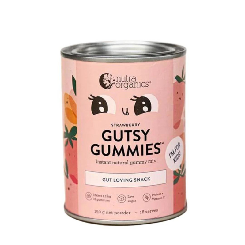 Nutra Organics Gutsy Gummies Strawberry 150gm