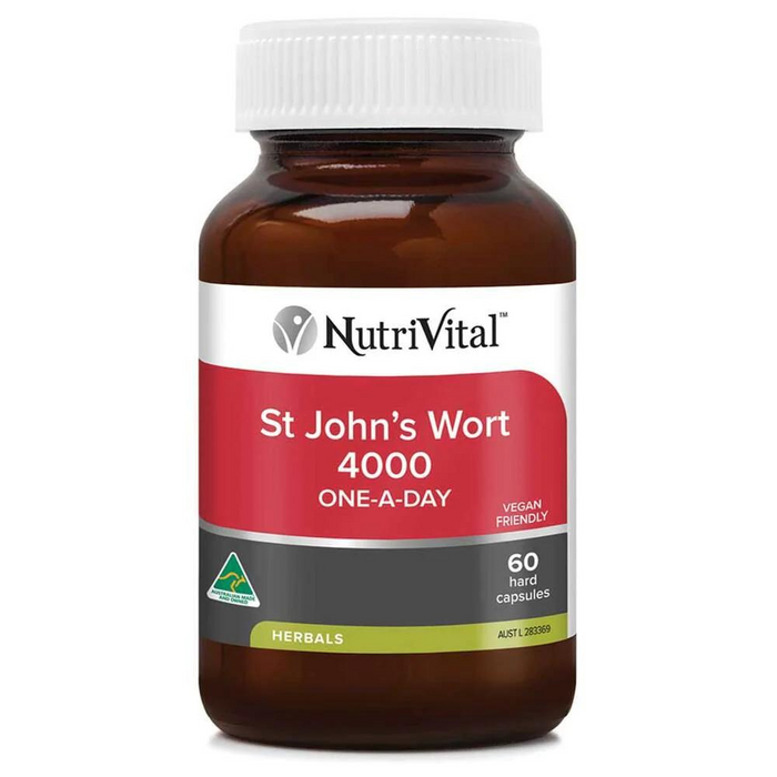 NUTRIVITAL St Johns Wort 4000Mg 60Vc