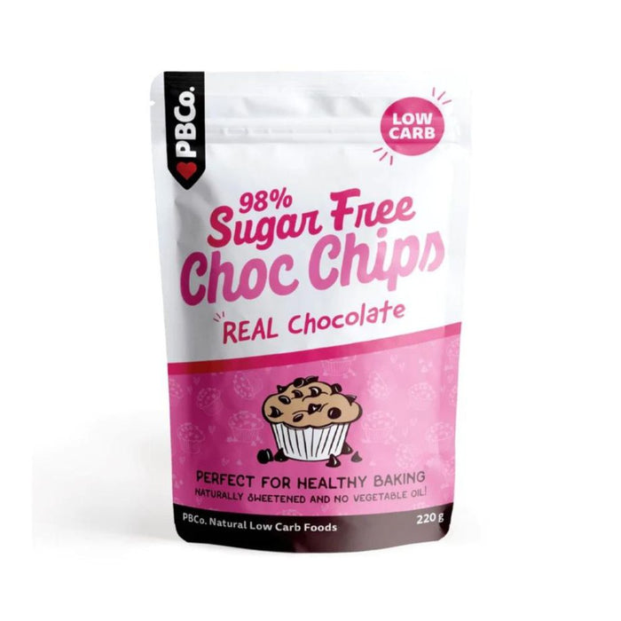 PBCO. Choc Chip Sugar Free 220G