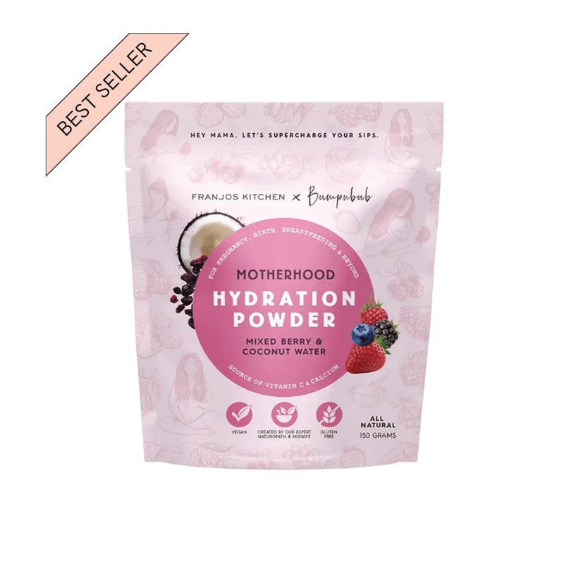 Franjos Kitchen Motherhood Hydration Powder Mixed Berry & Coconut Blend 150g