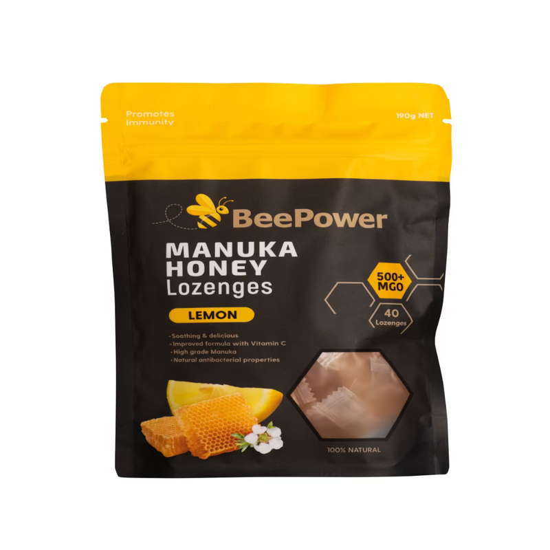 BEE POWER Manuka Lozenges Gin-lemon 40l