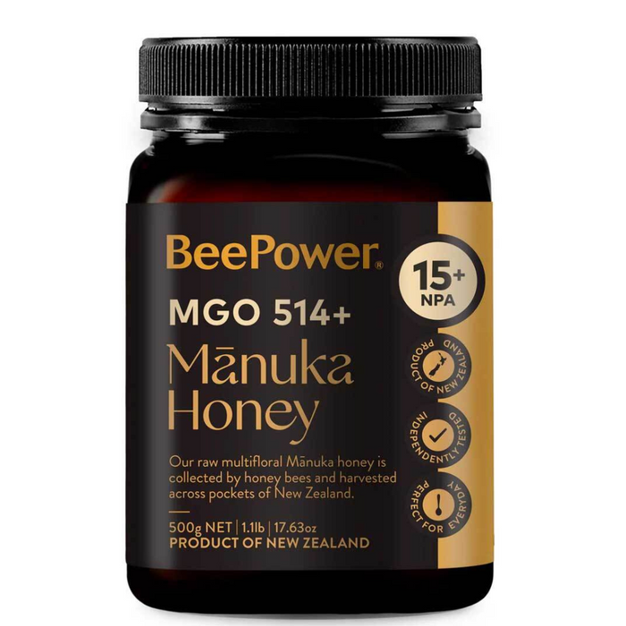 BEE POWER Nz Manuka Honey 15+ 500G