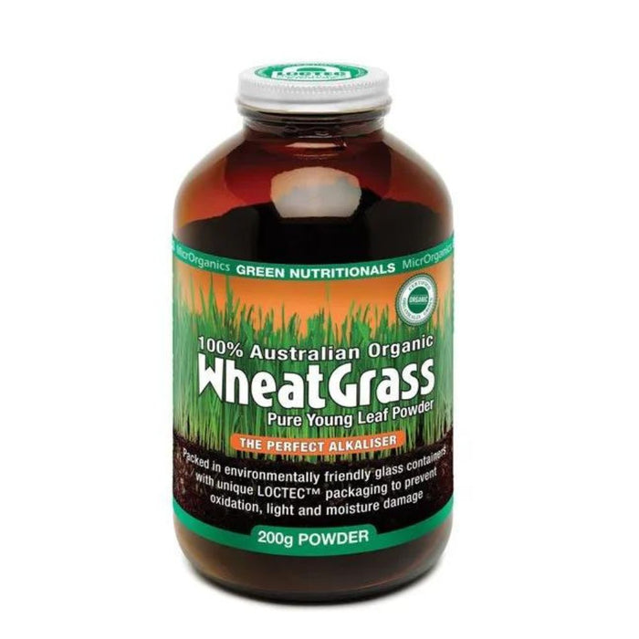 GREEN NUTRITIONALS 100percent Australian Organic Wheatgrass