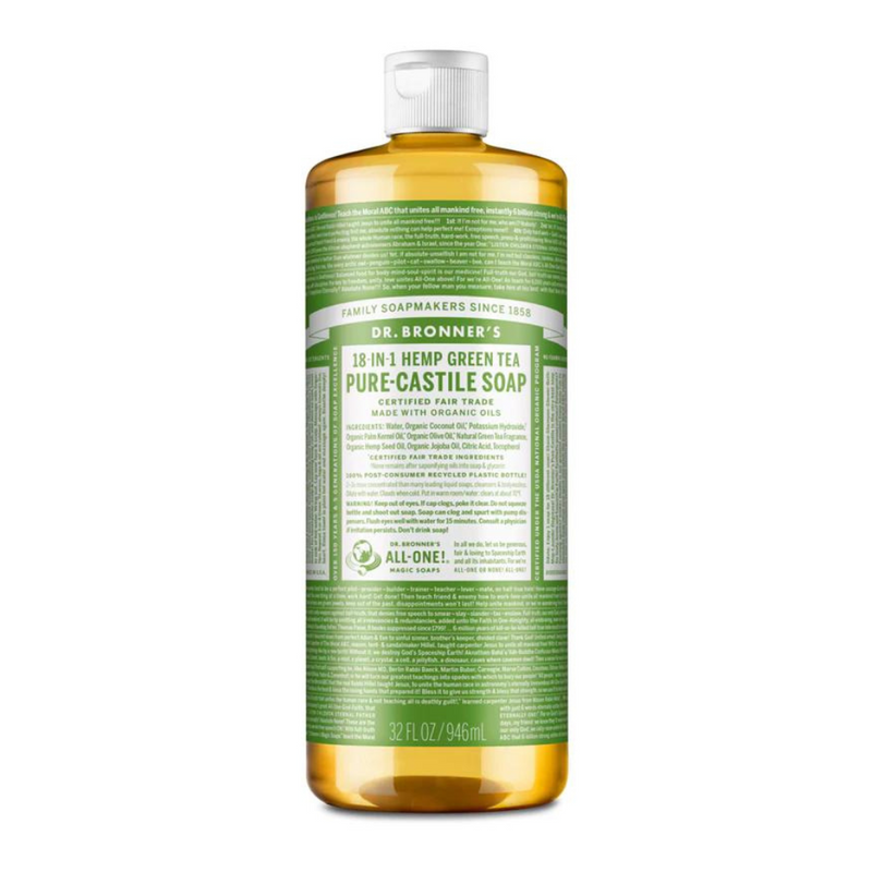 DR BRONNERS GREEN TEA 946ml