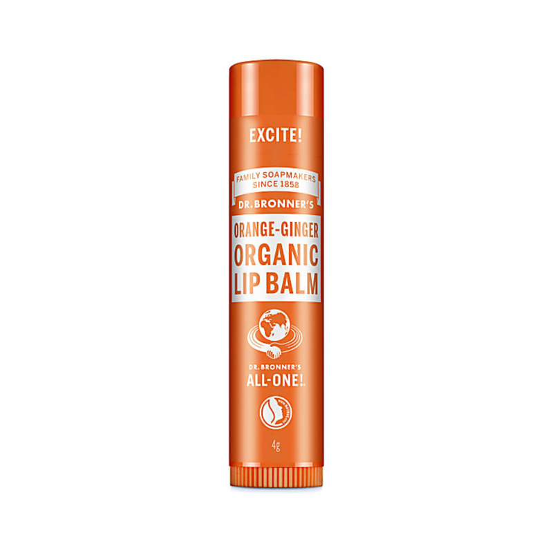 Dr Bronner's Lip Balm Orange Ginger 4g