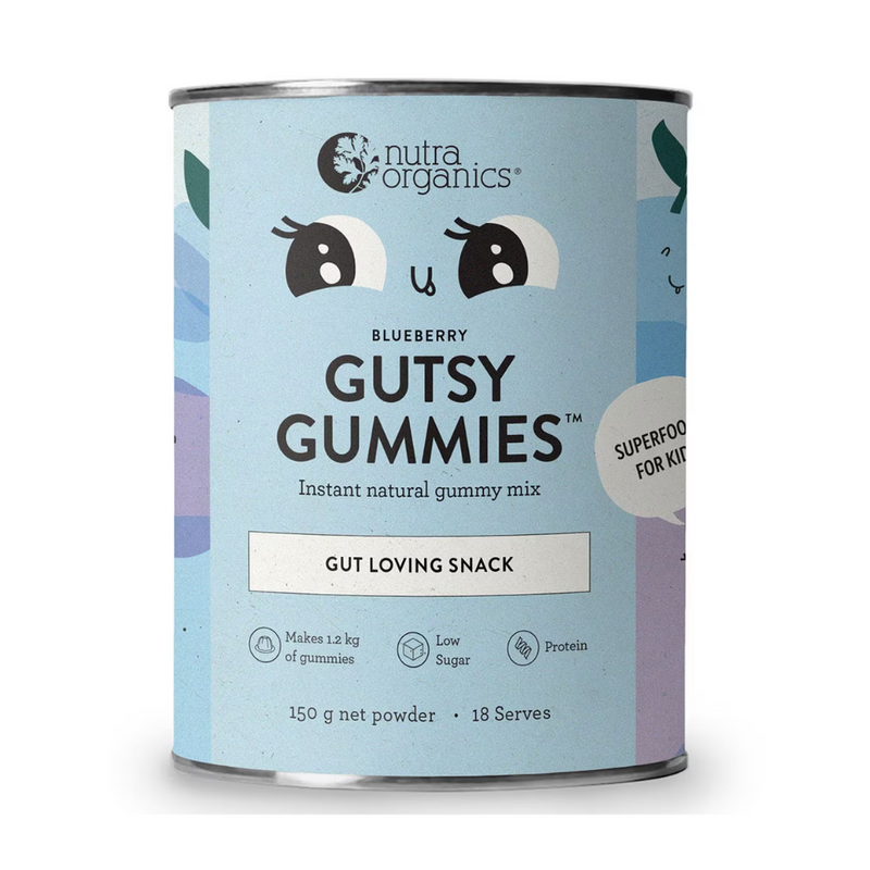 Nutra Organics Gutsy Gummies Blueberry 150gm
