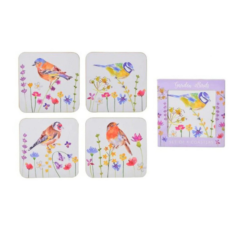 GIBSON Coasters Garden Birds