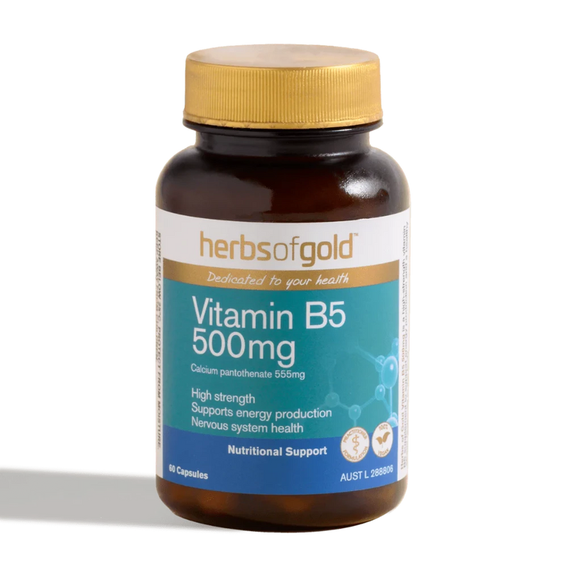 HERBS OF GOLD Vit B5 500Mg 60Vc
