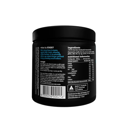 White Wolf Nutrition NMN 60 serves 30g