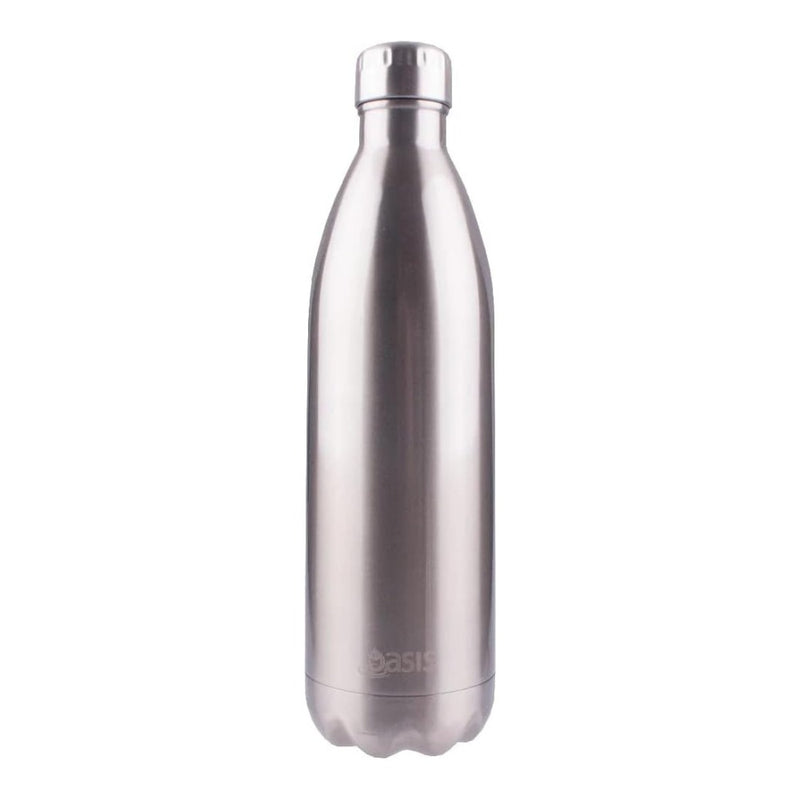 Oasis Drink Bottle 1L Silver