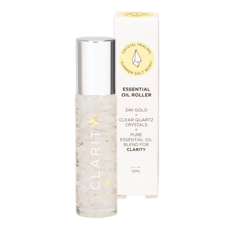 Summer Salt Body Clarity Clear Quartz Roller 10ml